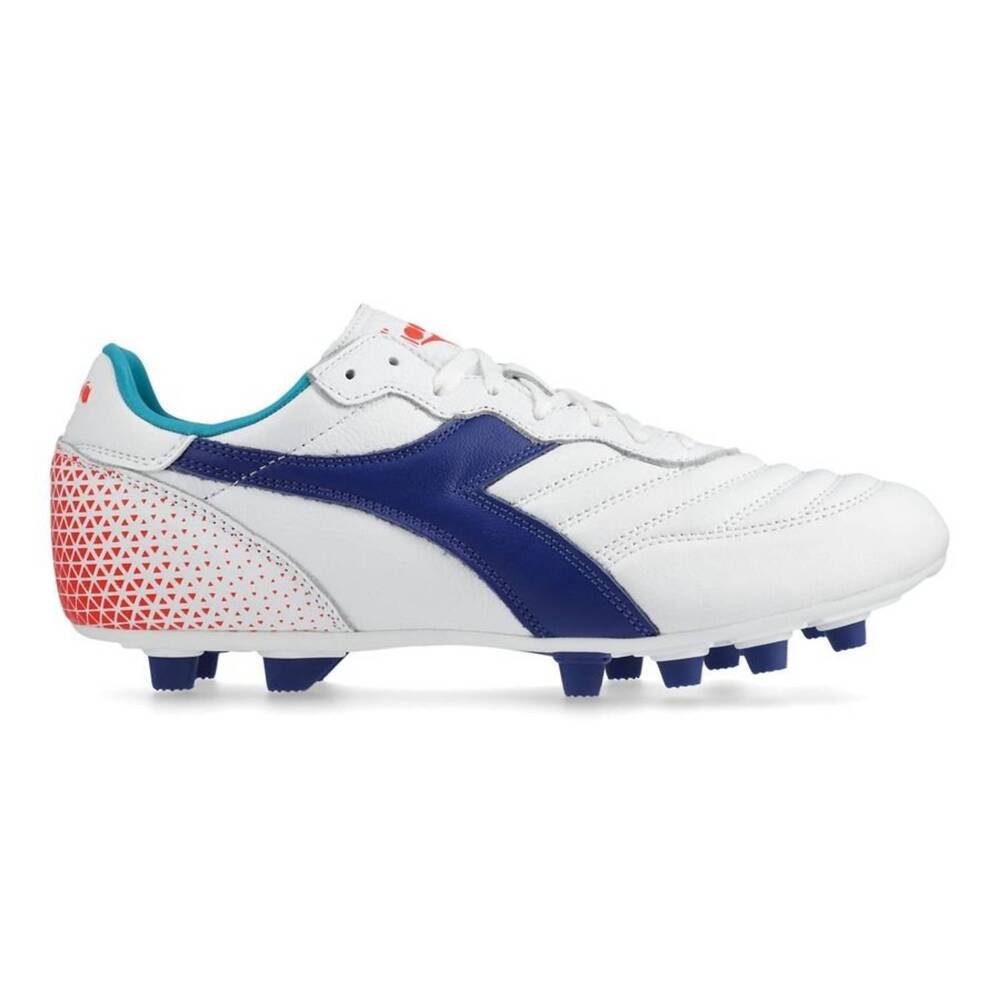 NEW DIADORA men's brasil gr lt+ mdpu shoes in white/navy